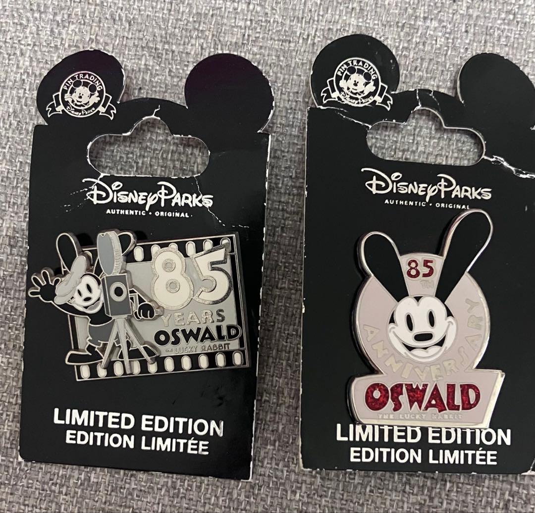 レア 希少品 ディズニー オズワルド 85周年 ピンバッジ