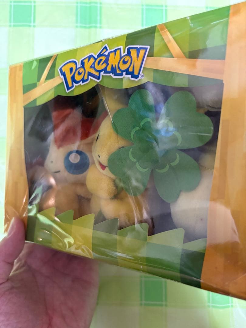 ピカチュウ＆ツタージャ＆ビクティニ ぬいぐるみ ポケモンセンタートウホク限定