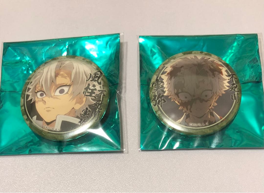 鬼滅の刃 ufotable 刀鍛冶の里編 絵巻 缶バッジ 不死川実弥 実弥
