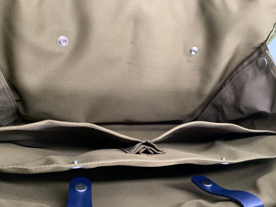 ポールスミス 2WAY ビジネスバッグ カーキ ナイロン レザー A4収納可