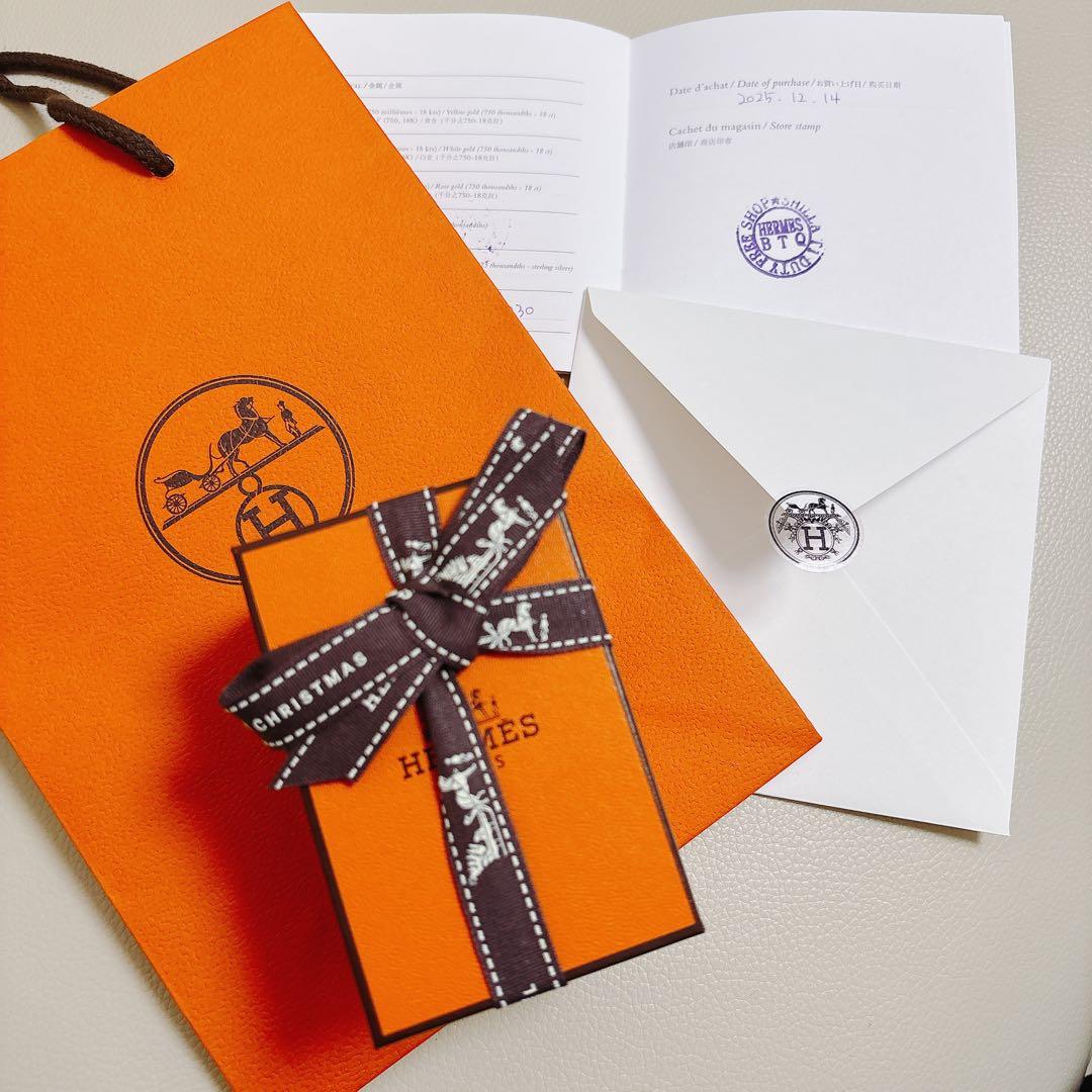 新品 HERMÈS エルメス オスモズ シルバー リング 希少 PM56