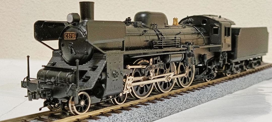 HOゲージ 天賞堂アダチ Ｃ57門デフ蒸気機関車、メンテナンス済