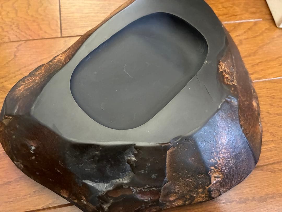 山陰 諸鹿石硯 原石 すずり 大久保喜代雄 鳥取県八頭郡若桜町諸鹿 民芸