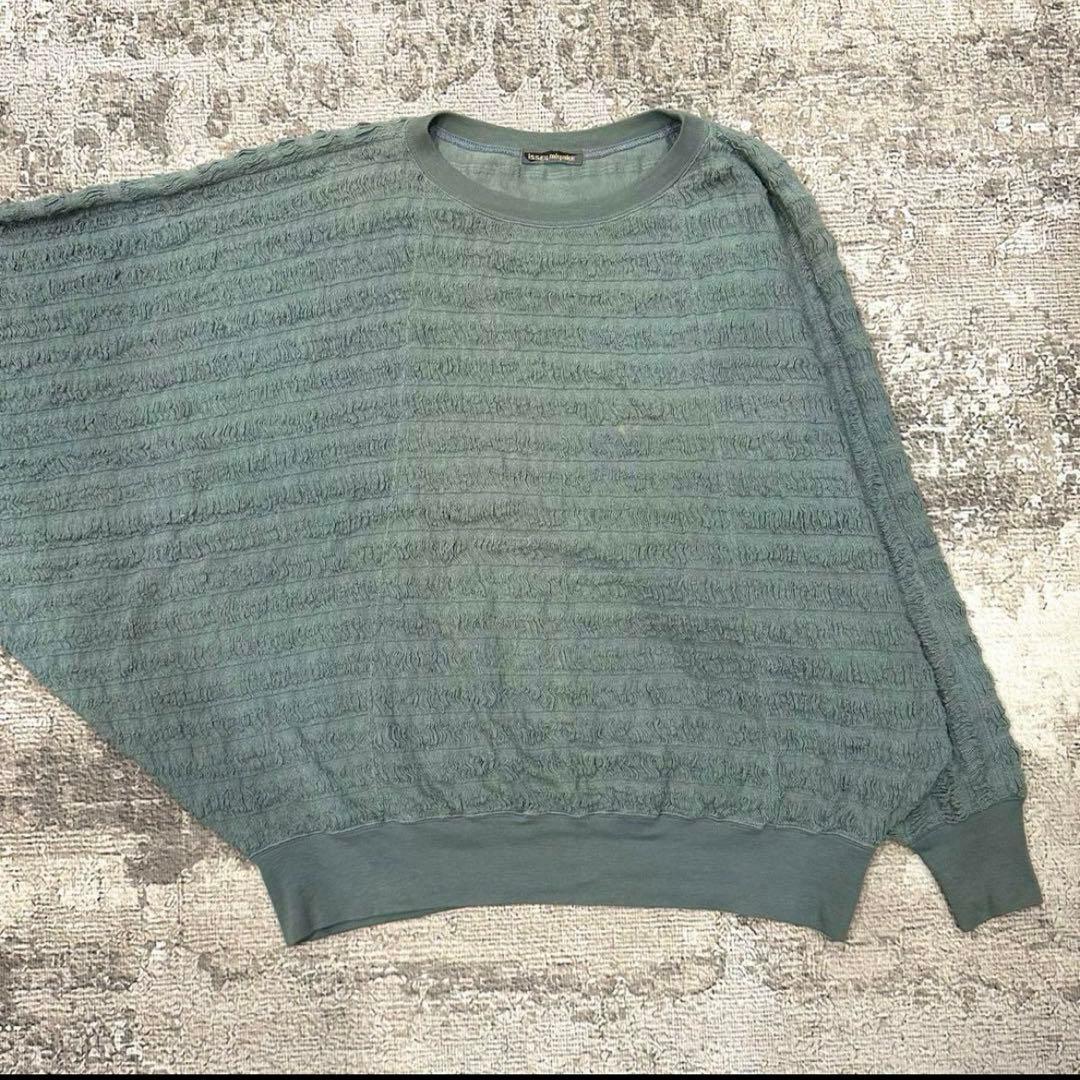 80s OLD ISSEY MIYAKE 筆タグ ドルマンスリーブ ニット