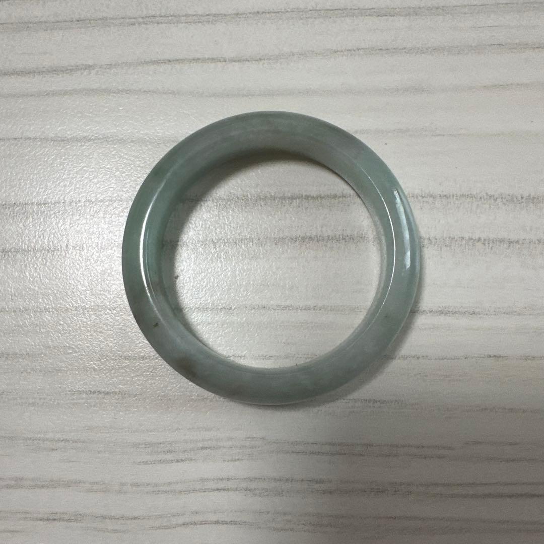 天然ミャンマー産 翡翠バングル グリーングレー棕根色 57.2mm（A貨）