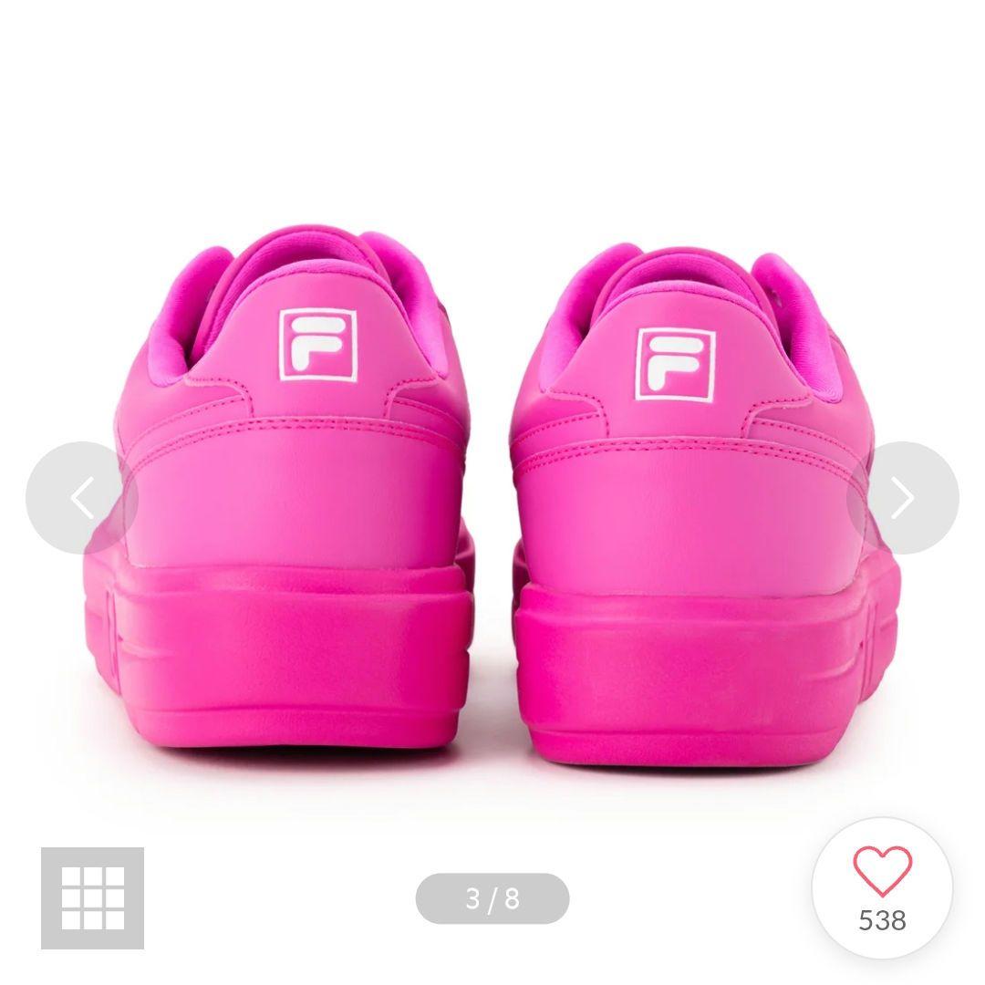 FILA×IMP.コラボ マゼンタピンク スニーカー 25cm - メルカリ