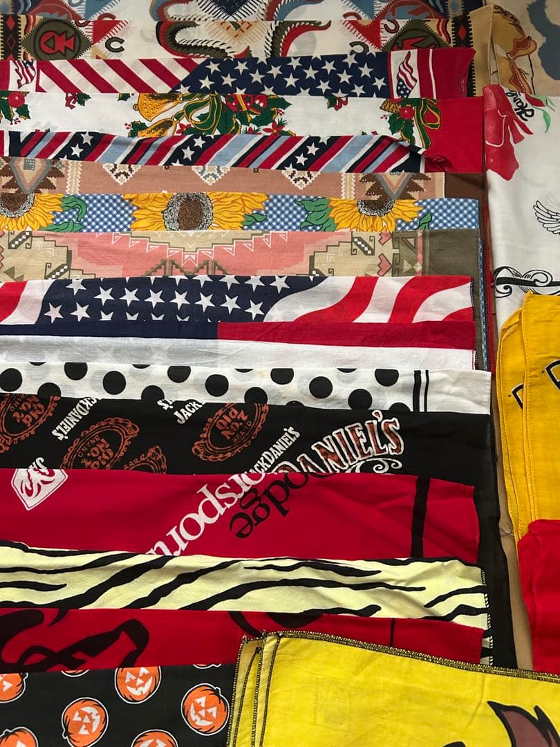 jmrx67さん専用 80s 90s アメリカ製バンダナ 40枚セット K&P