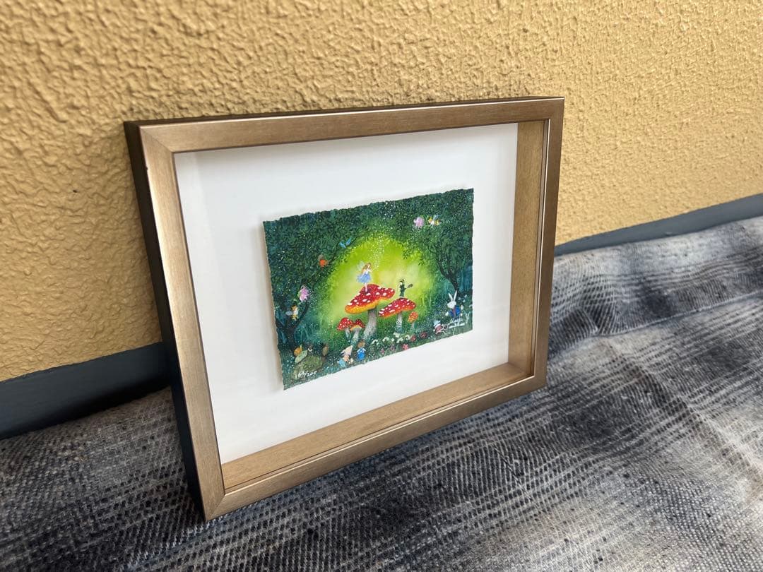 横山真弥 森の秘密 版画 作家直筆サイン入り アートボックス - メルカリ