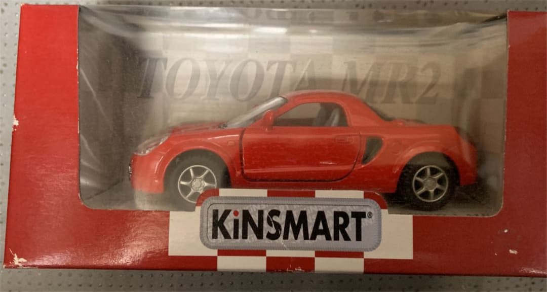 6 台セット　kinsmart製ミニカー1/32 トヨタMRS