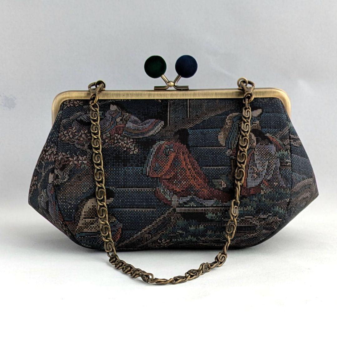 Miyuki窓口 大島紬 がばっとコスメポーチ　　 お2つ