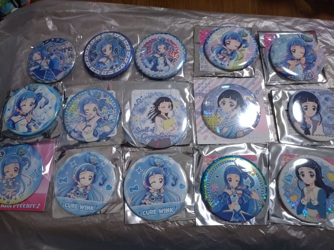 蒼風なな キュアウインク 缶バッジ15個セット