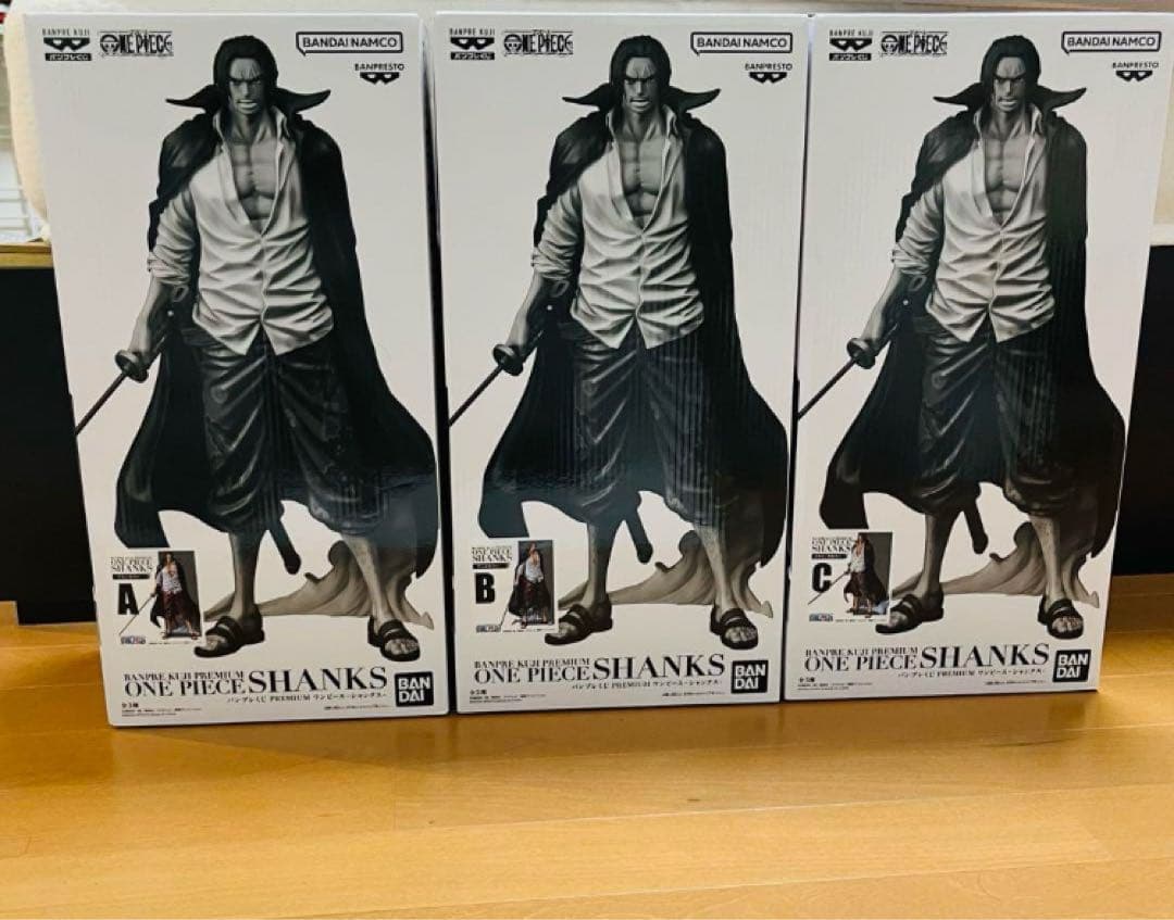 バンプレくじ シャンクス A.B.C コンプリート ワンピース バンプレくじ