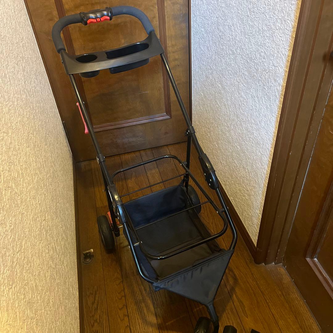 新品・未使用】アイリスオーヤマ 4way pet cart 緑色
