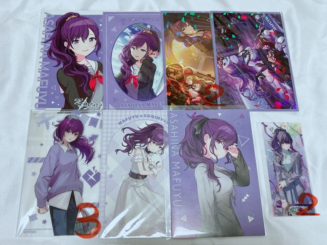 プロセカ 朝比奈まふゆ 缶バッジ ぱしゃこれ ウエハース ヴァイス ヴァイス