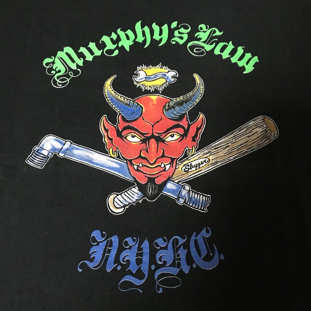MURPHY'S LAW Tシャツ NYHC 当時物 90s ビンテージ MURPHY'S LAW