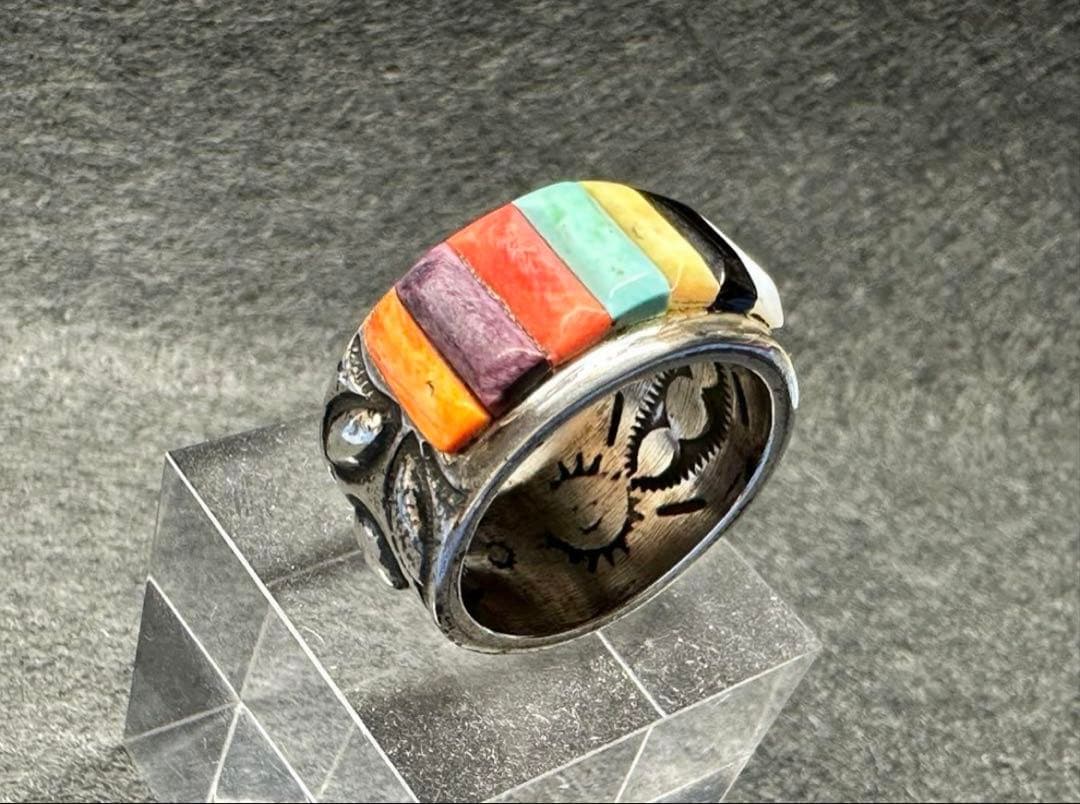 キ*)様 RAY ADAKAI レイアダカイ リング 18号 ナバホ族