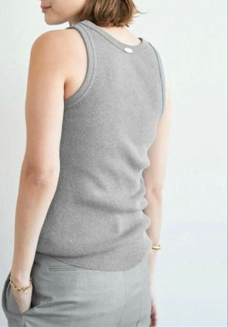 Deuxieme Classe LOREL RIB タンクトップ　グレー