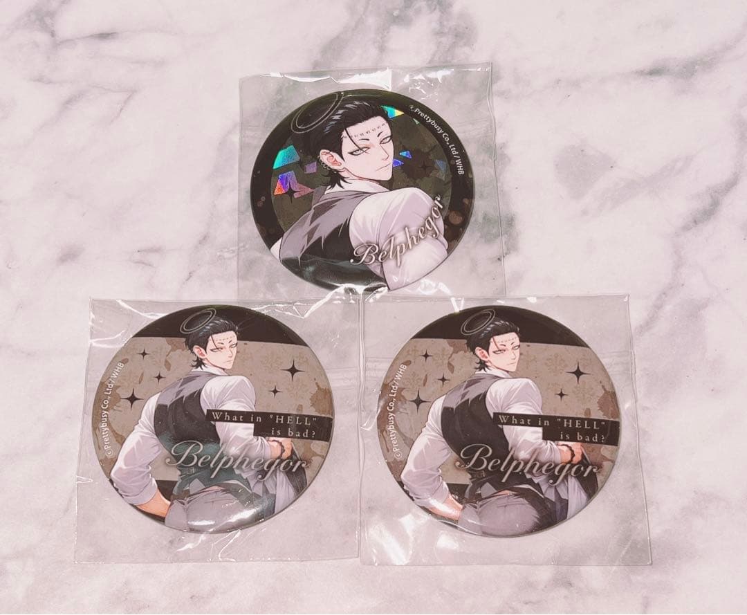 地獄のどこが悪い？ ベルフェゴール 缶バッジ セット - メルカリ