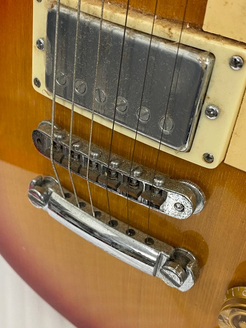 3-1759 Tomson/エレキギター/レスポールタイプ/赤茶色系