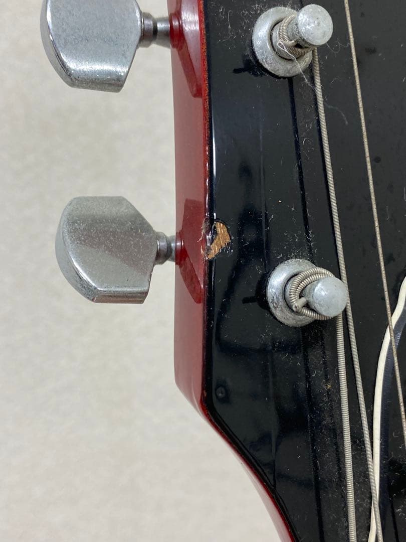 3-1759 Tomson/エレキギター/レスポールタイプ/赤茶色系