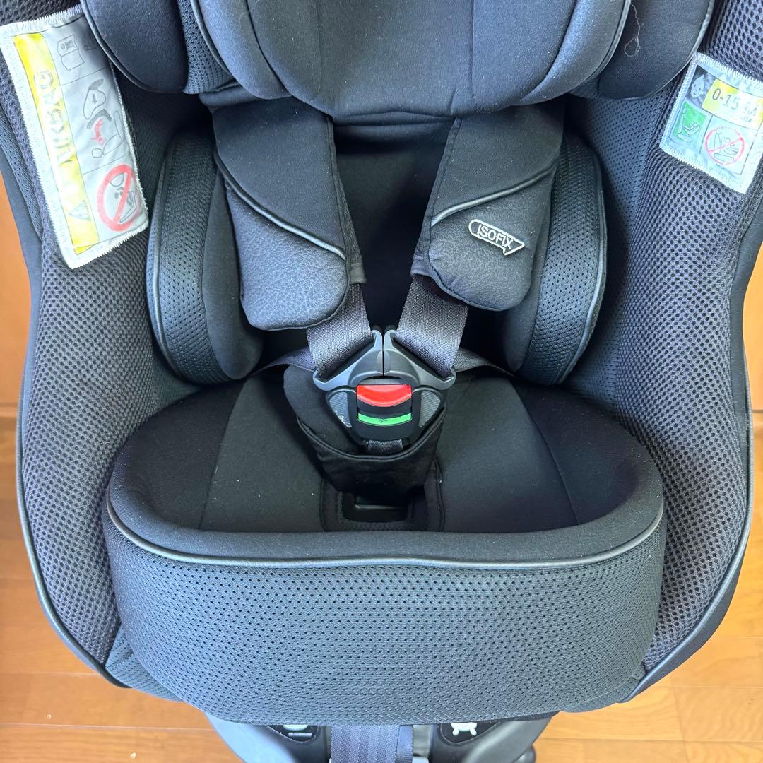 【美品】Aprica クルリラビッテプロテクト ISOFIX アップリカ　黒