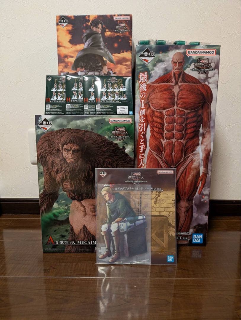 進撃の巨人 一番くじフィギュアセット 進撃の巨人 一番くじ フィギュアセット Amazon.co.jp: 一番くじ 進撃.の