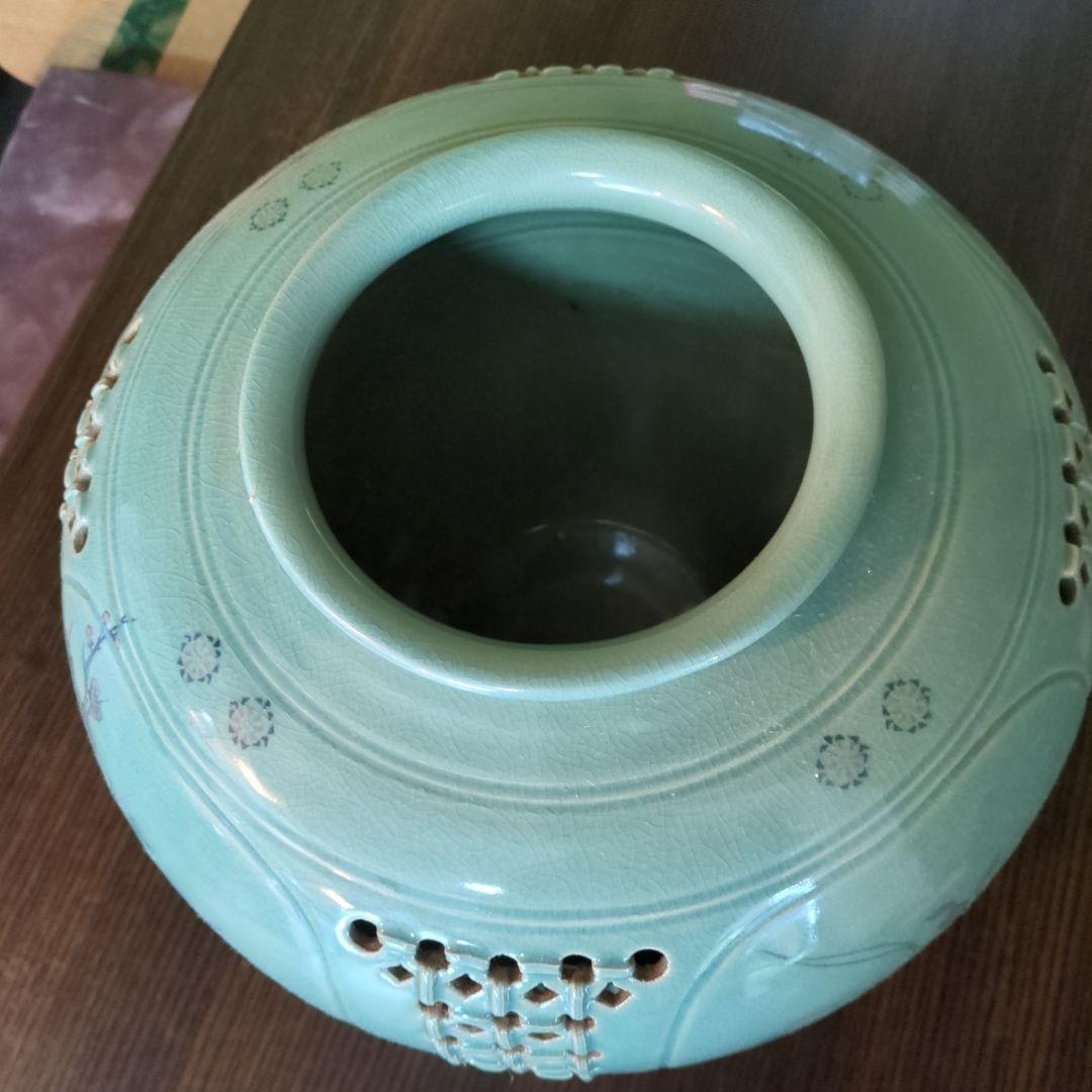 青磁・透かし・飾り壷・花器の通販はau PAY マーケット - 輸入雑貨の