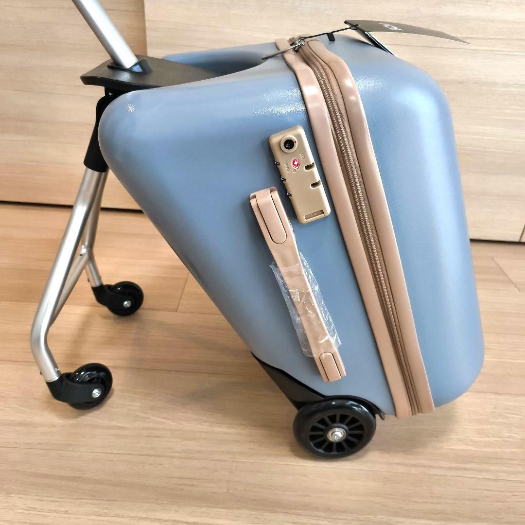 ほぼ未使用・美品タグ付 子供が乗れるスーツケース キャリーケース TSA