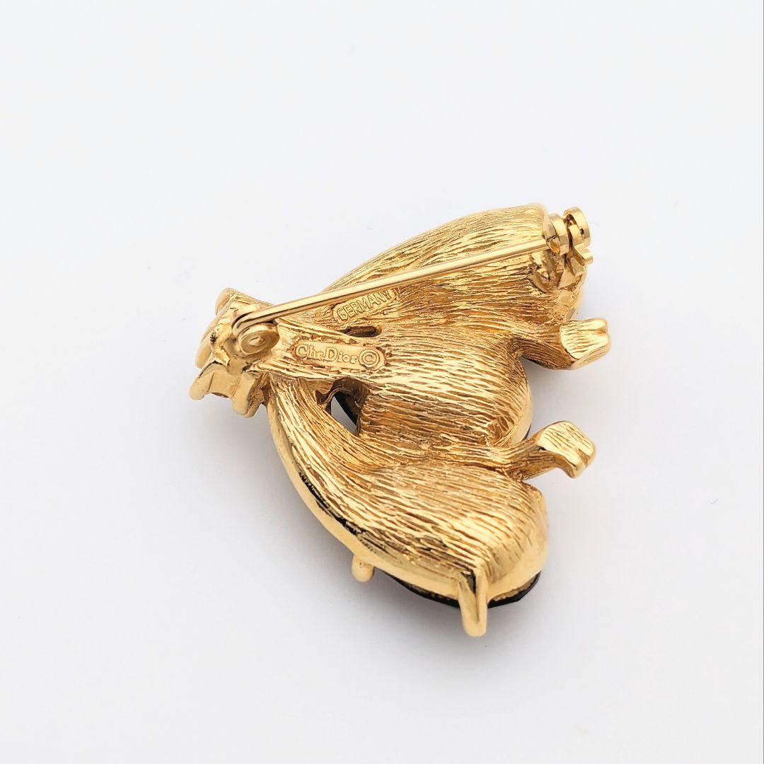 極美品 Christian Dior ディオール ハチ ビー 蜂 ブローチ 希少