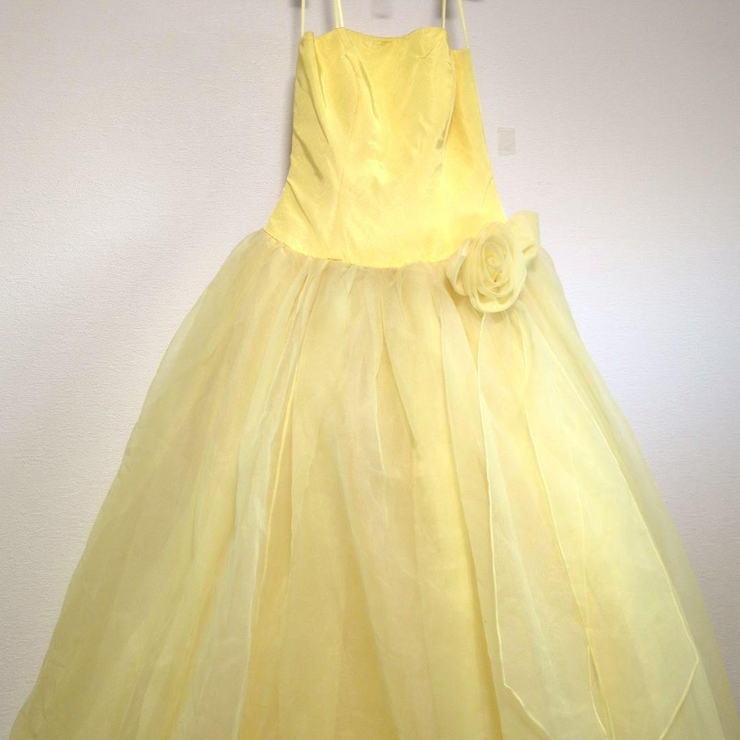 【Dress Block】カラードレス イエロー 9号ステージ衣装 ウエディング