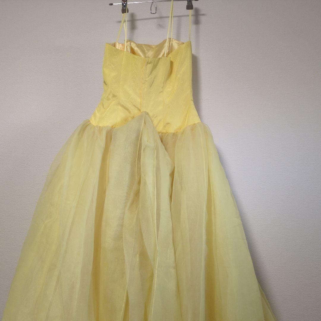 【Dress Block】カラードレス イエロー 9号ステージ衣装 ウエディング