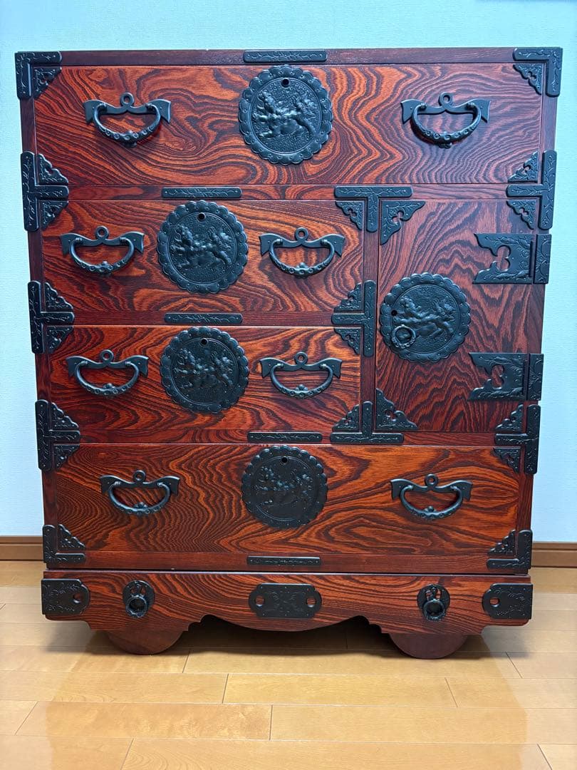 岩谷堂箪笥 みちのく小たんす(車付)