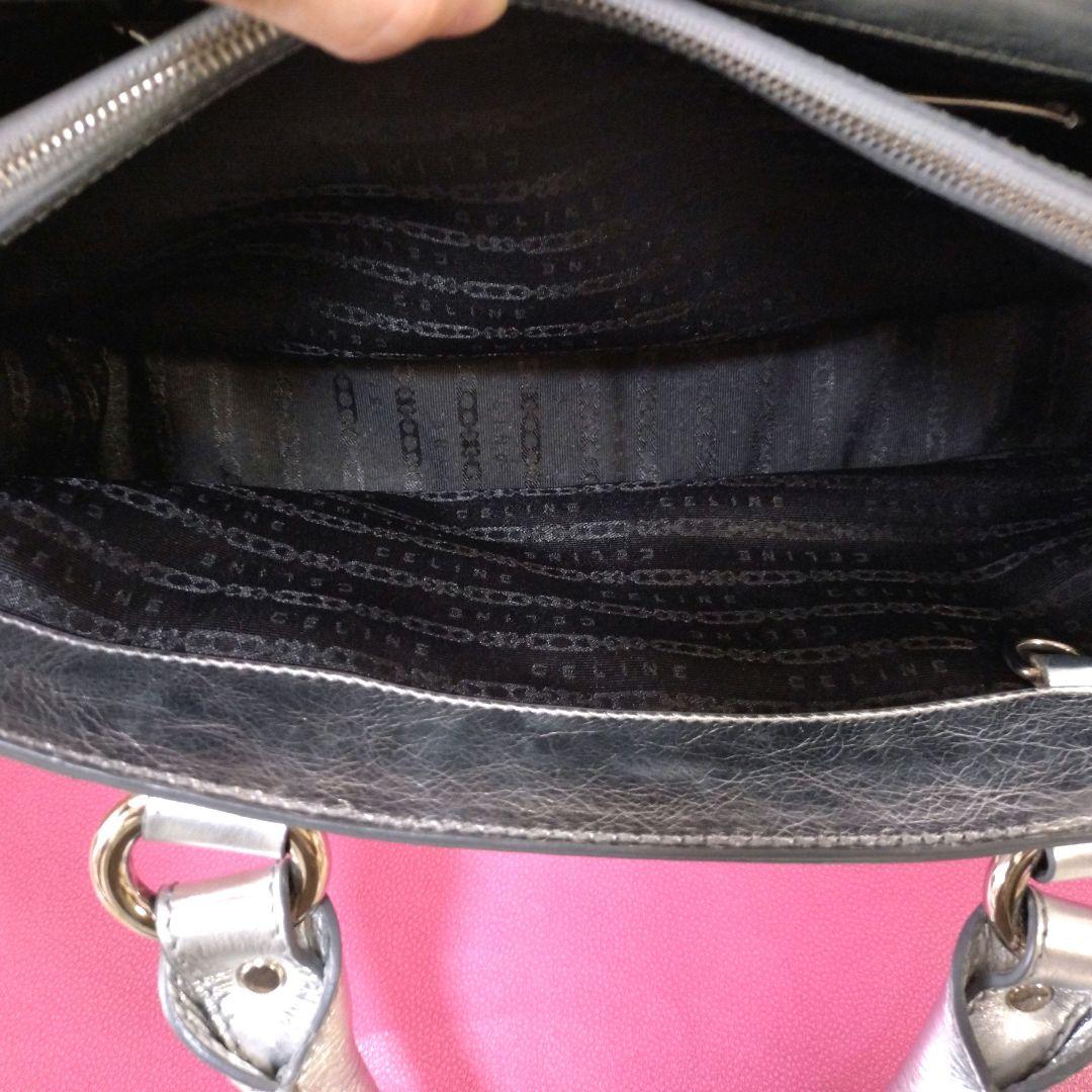 セリーヌ CELINE ブギーバッグ シルバー