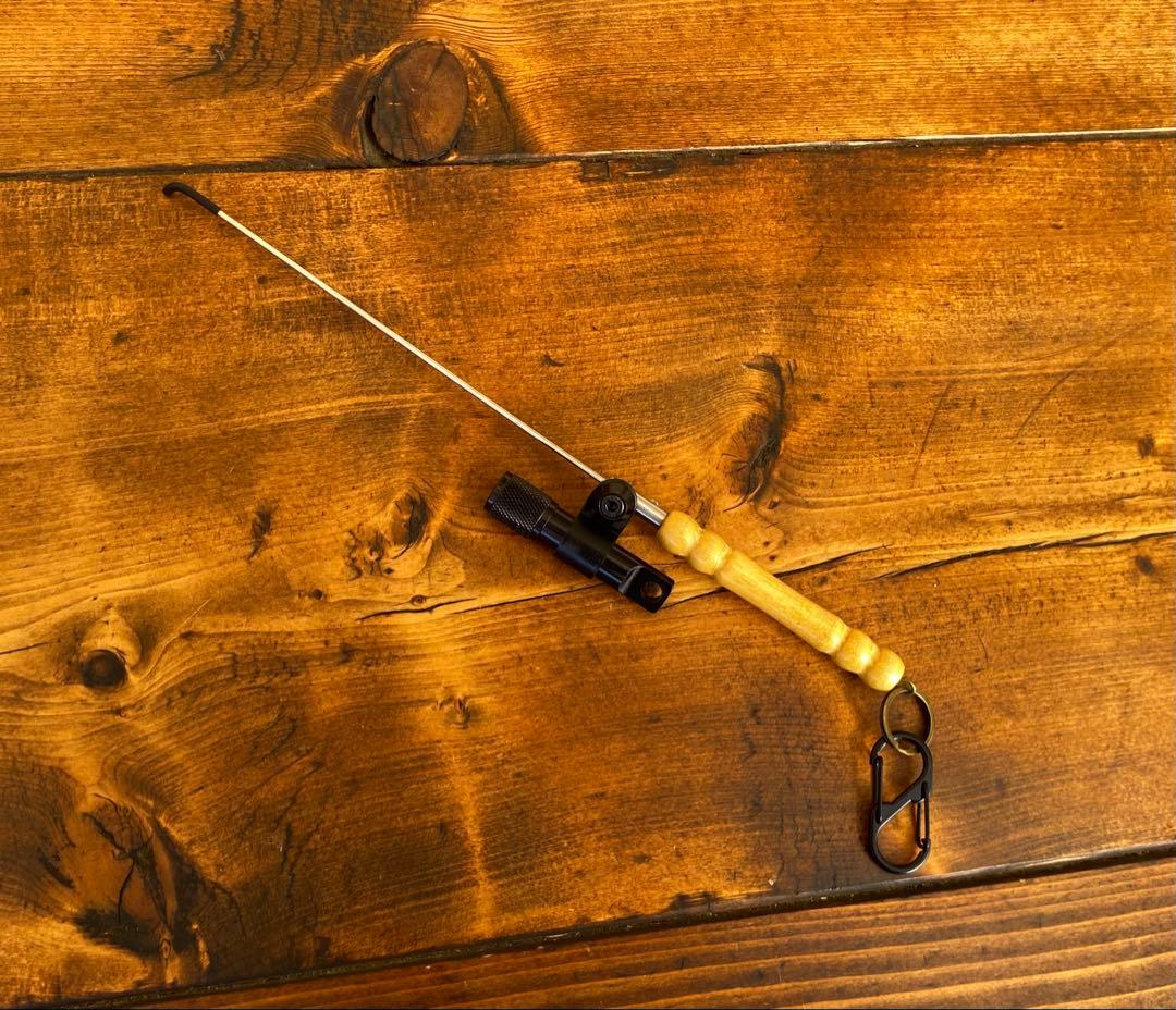 クワガタ採集セット オリジナル掻き出し棒 デジタルノギス 採集ケース