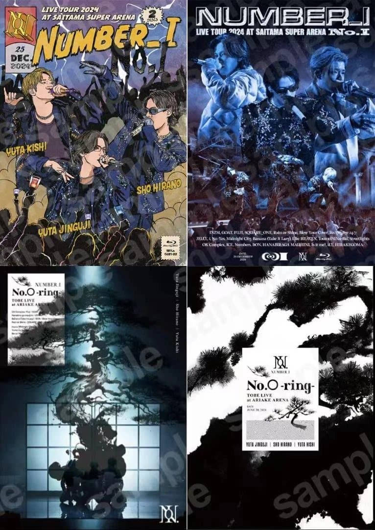 Number_i LIVE TOUR & NumberiNo.O-ring 4枚 - メルカリ