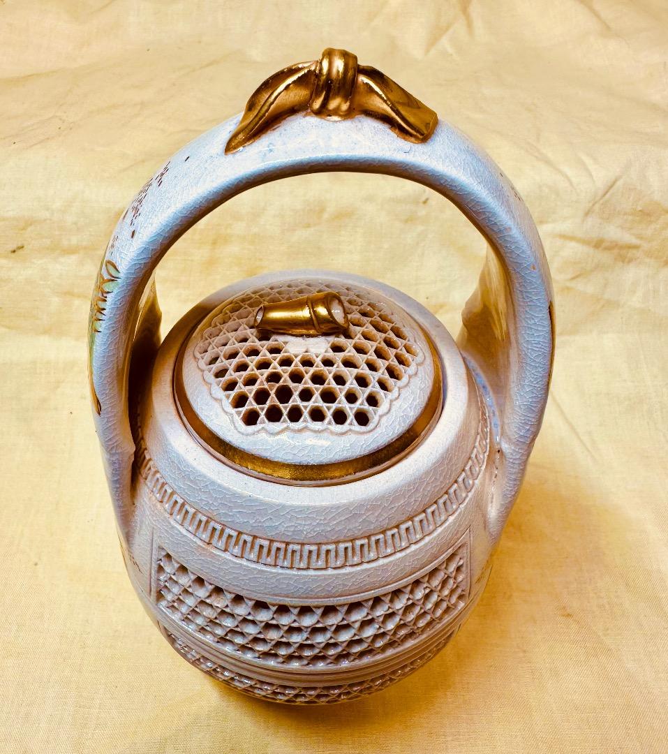 清水卯一 人間国宝 三色壷 高さ約34cm！特大花瓶 師:石黒宗麿 2026年