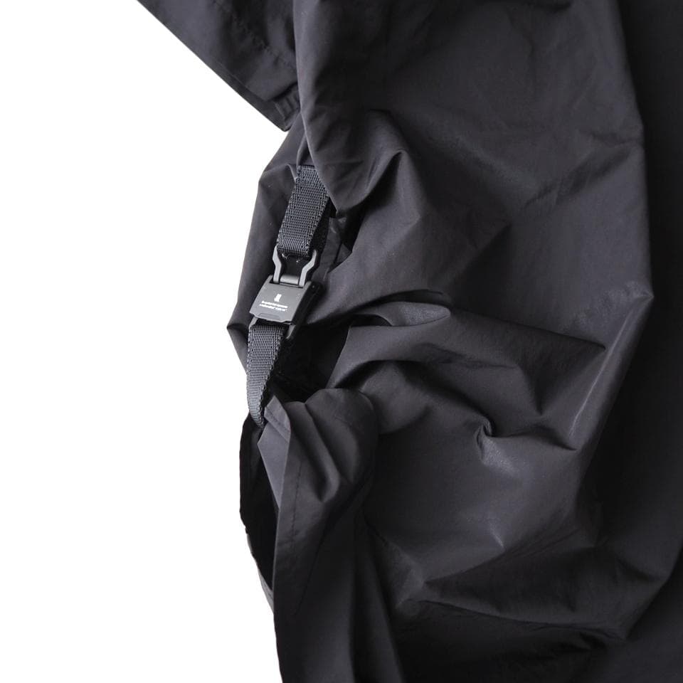 NILøS ニルズ 2020ss タフタ シャツ ジャケット 2 黒 ユリウス