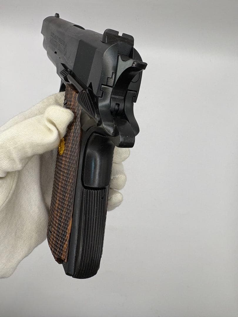 WA コルト MKIVシリーズ70 リアルスチール Ver. 木製スタンド