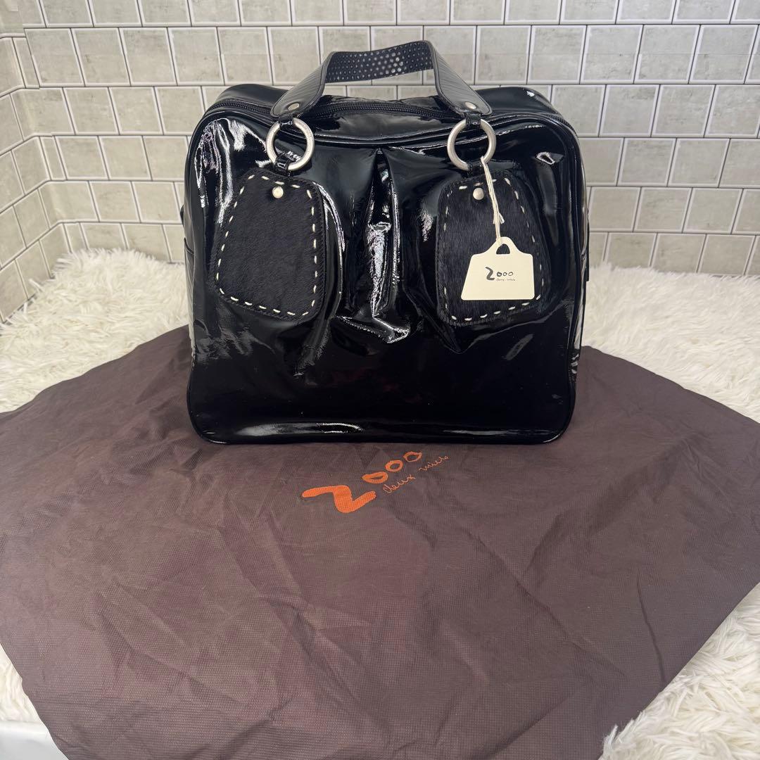 ZOOO deux mille ドゥミル エナメルハンドバッグ ✨超美品✨