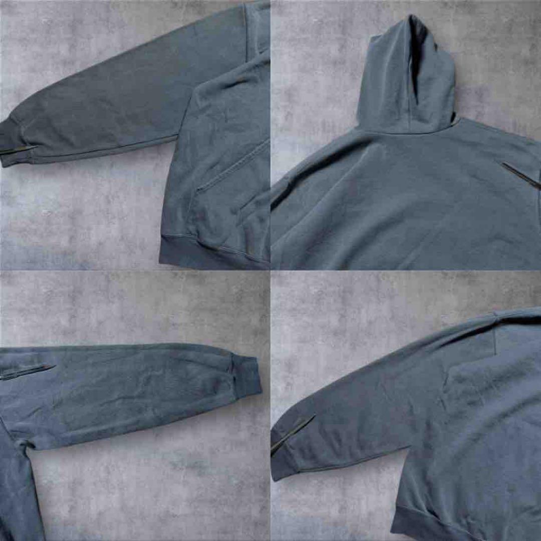 2289 古着00sカーハートプルオーバーパーカー刺繍ロゴ短丈フェード雰囲気系