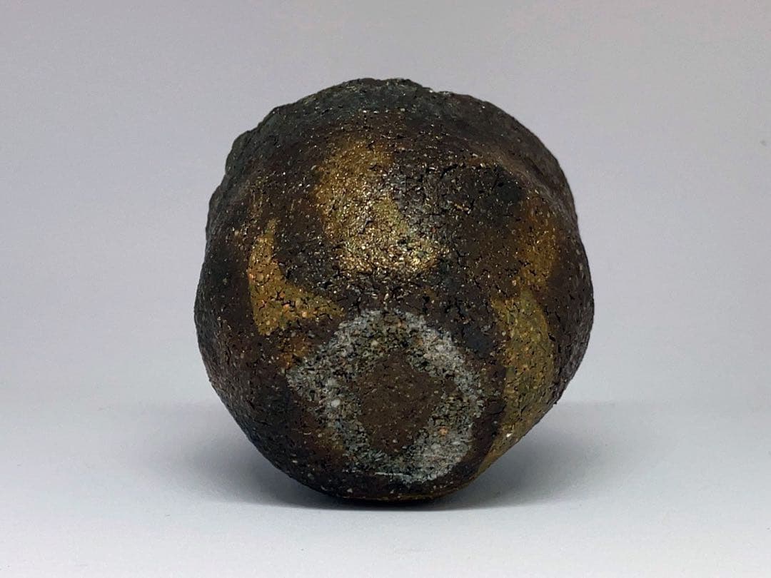 新品 梶原靖元 砂器盃 唐津焼 ぐい呑 酒器 手びねり 古唐津 個展出品作