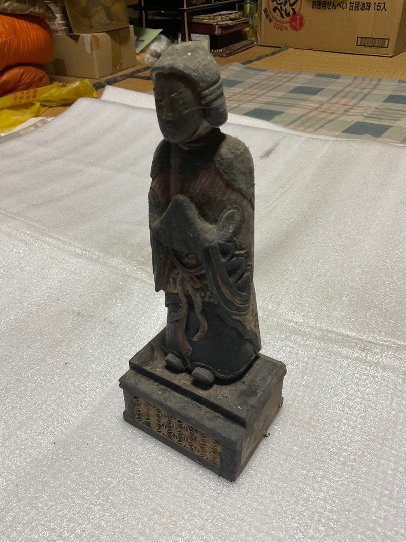 木製／聖徳太子 幼少期立像。【江戸時代製作。30cm程の仏像】。｜木造聖徳