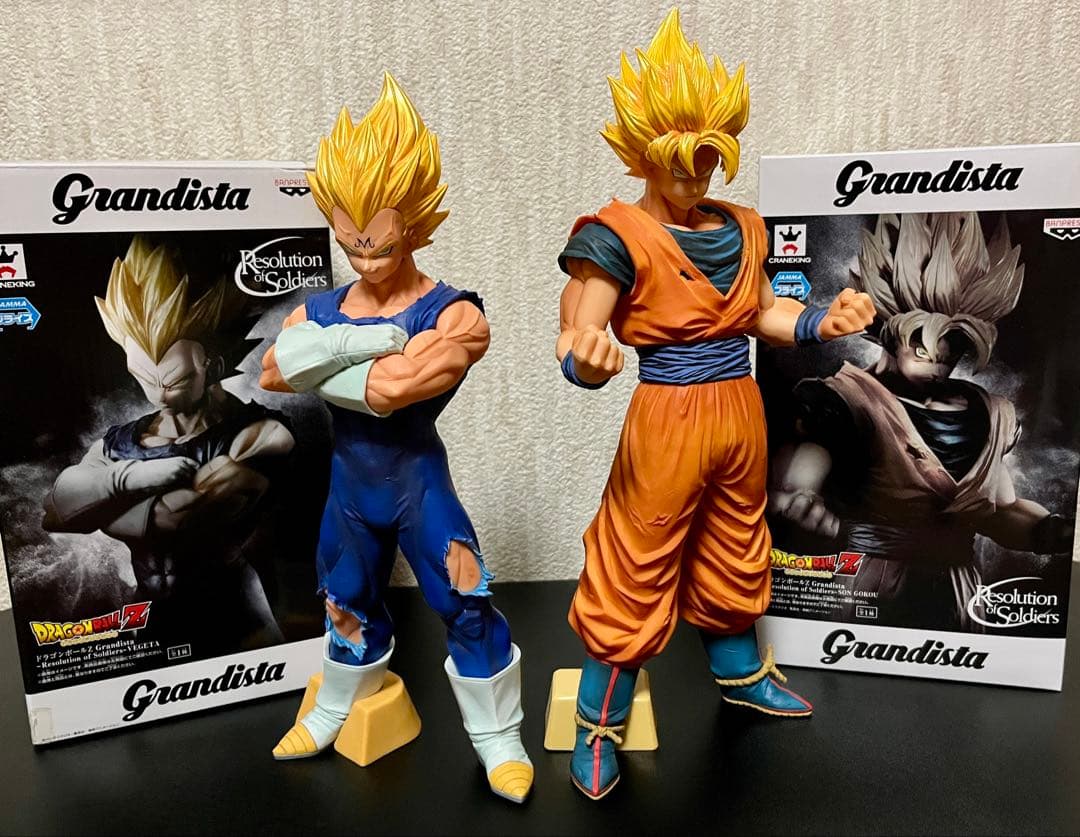 美品】Grandista ドラゴンボールフィギュア 悟空＆ベジータ 2体セット