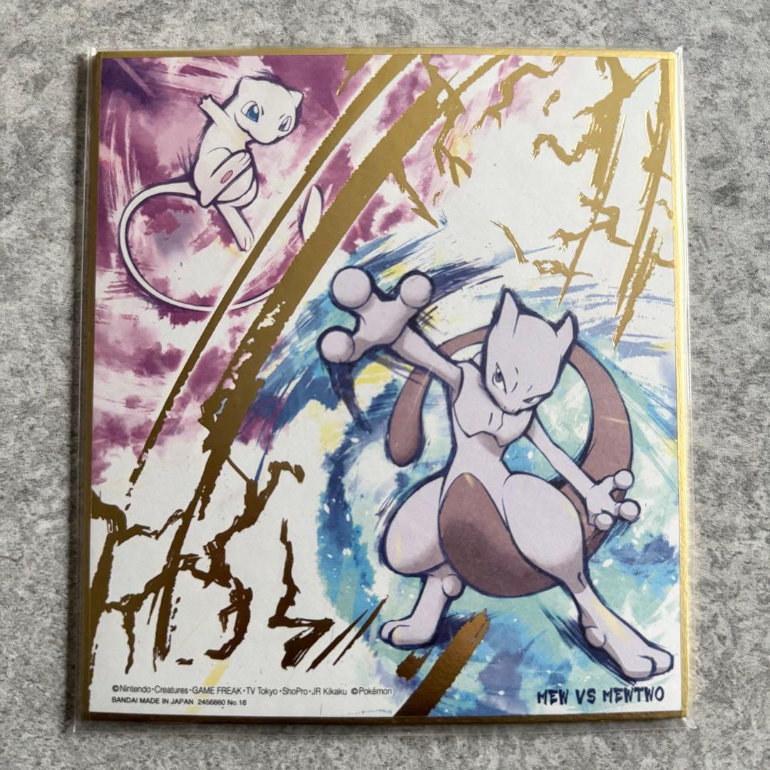 ポケモン 色紙 ART ピカチュウ ミュウ ミュウツー ブイズ