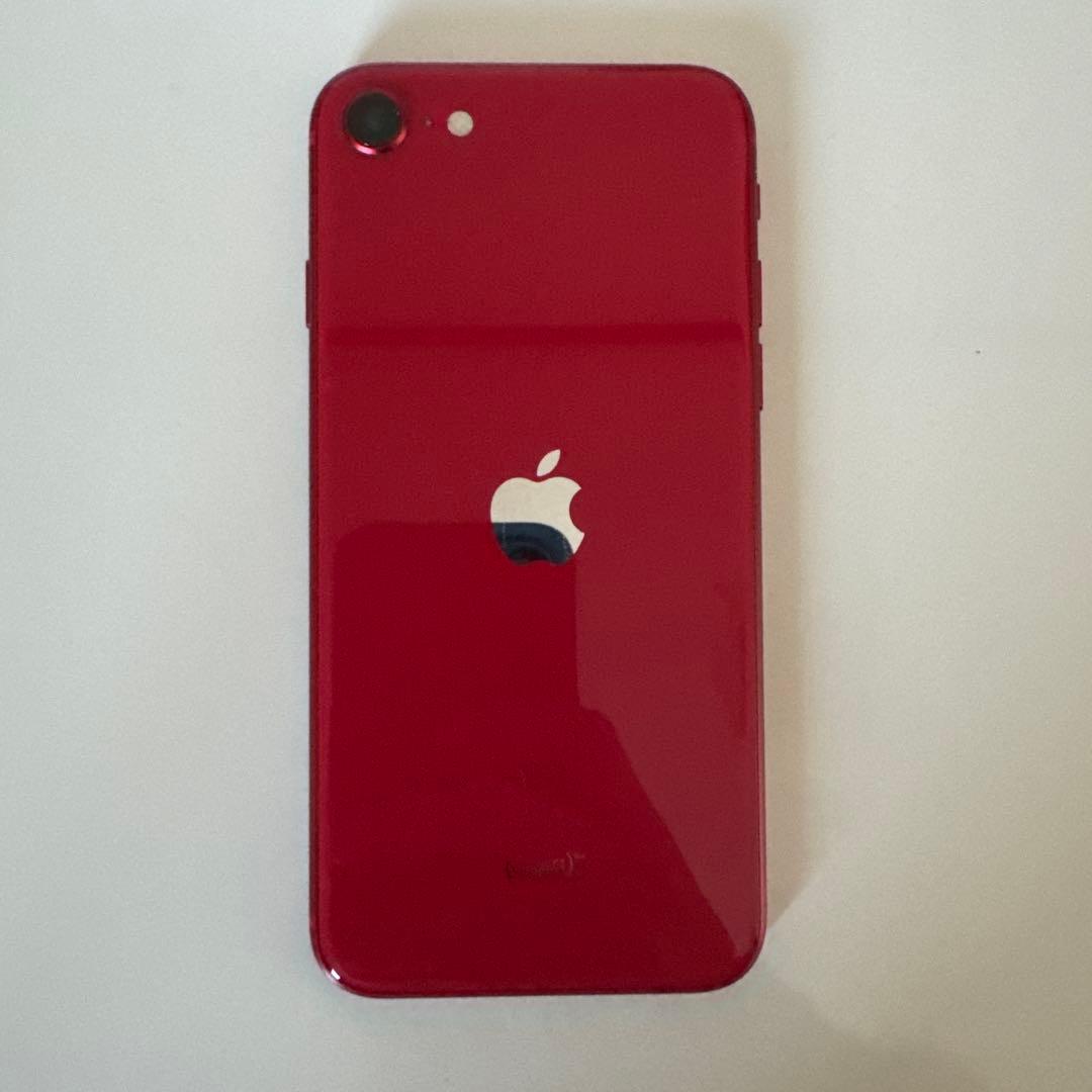 iPhone SE2 レッド 128GB SIMロック解除済み ケーブル2m付き