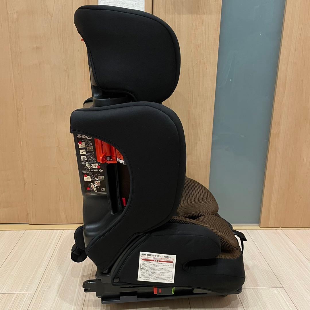 Smart Angel チャイルドシート ブラウン ハーネスジュニアFIX-BR