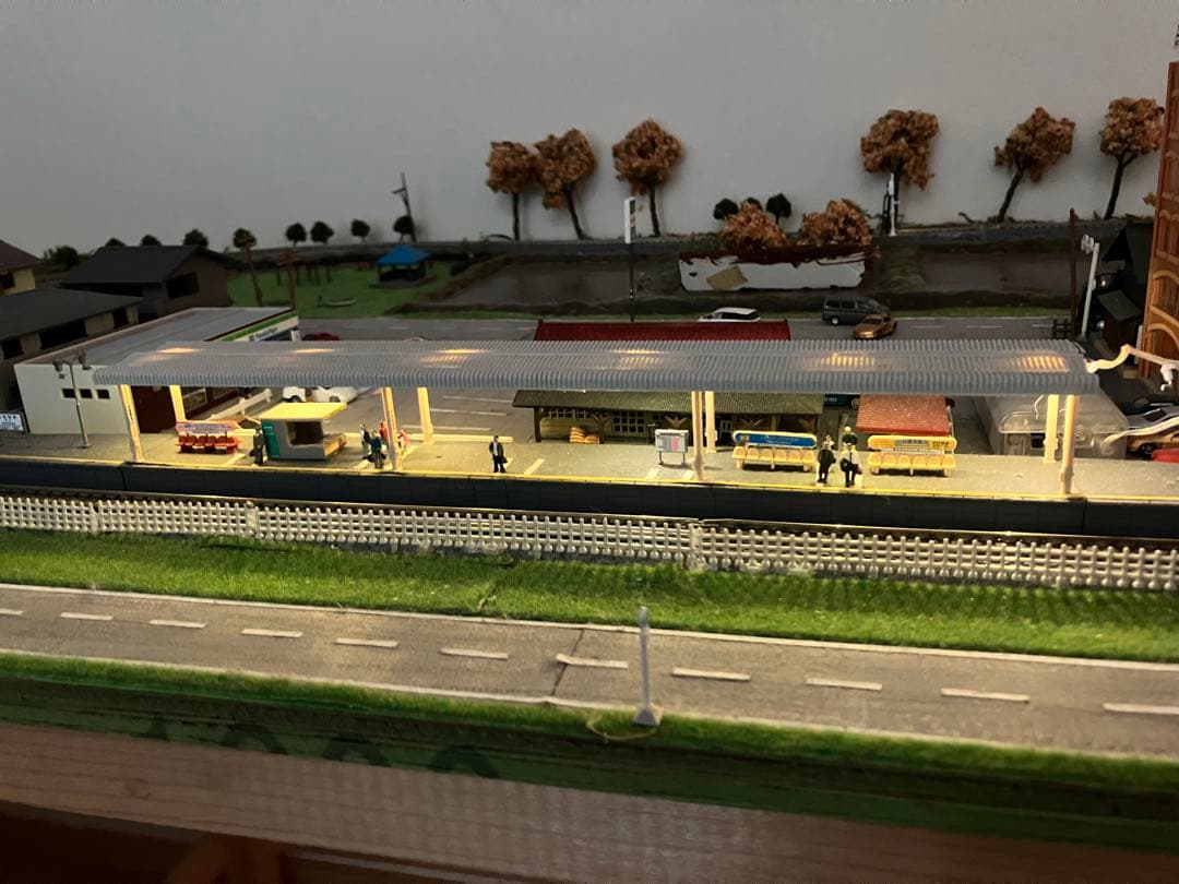 Nゲージ 鉄道模型 昭和の駅と街並み ジオラマ トミックス KATO 鉄道　引取