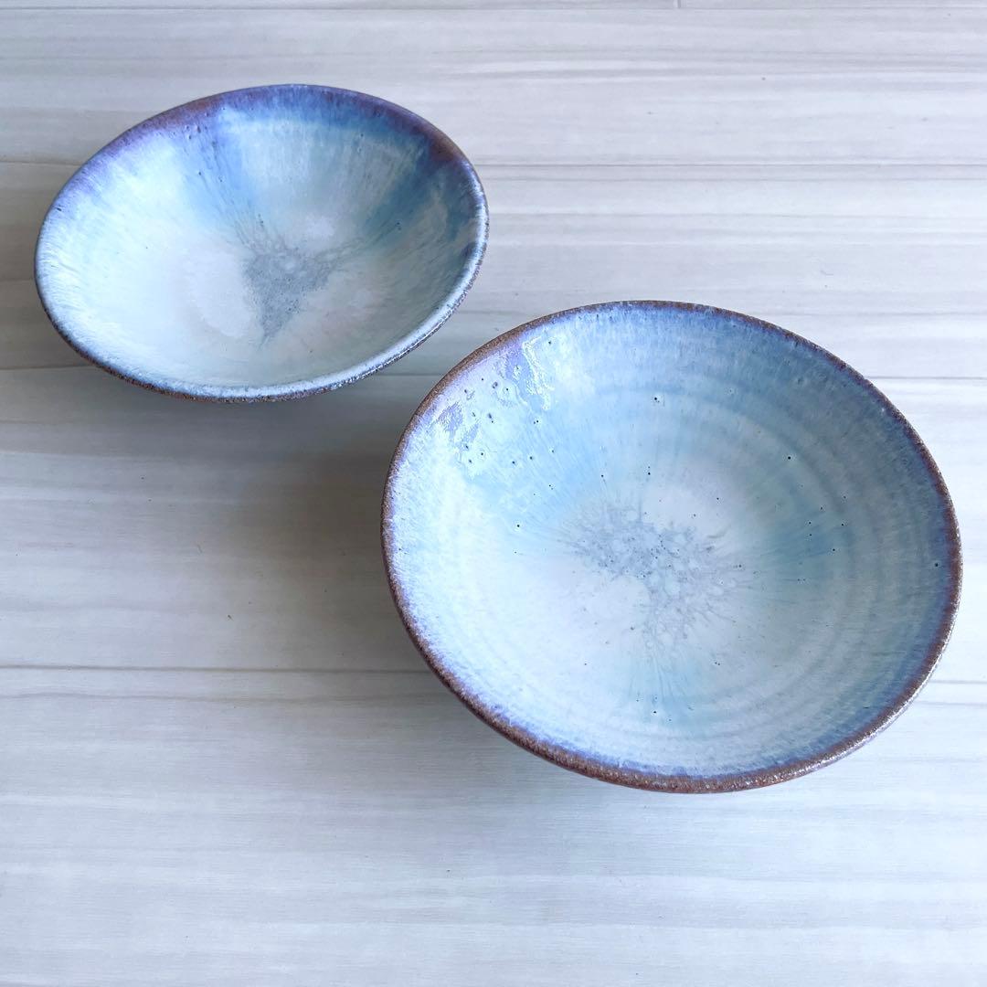 会津本郷焼 白釉5寸皿 2枚 宗像窯 宗像利訓 作家 民藝 - メルカリ