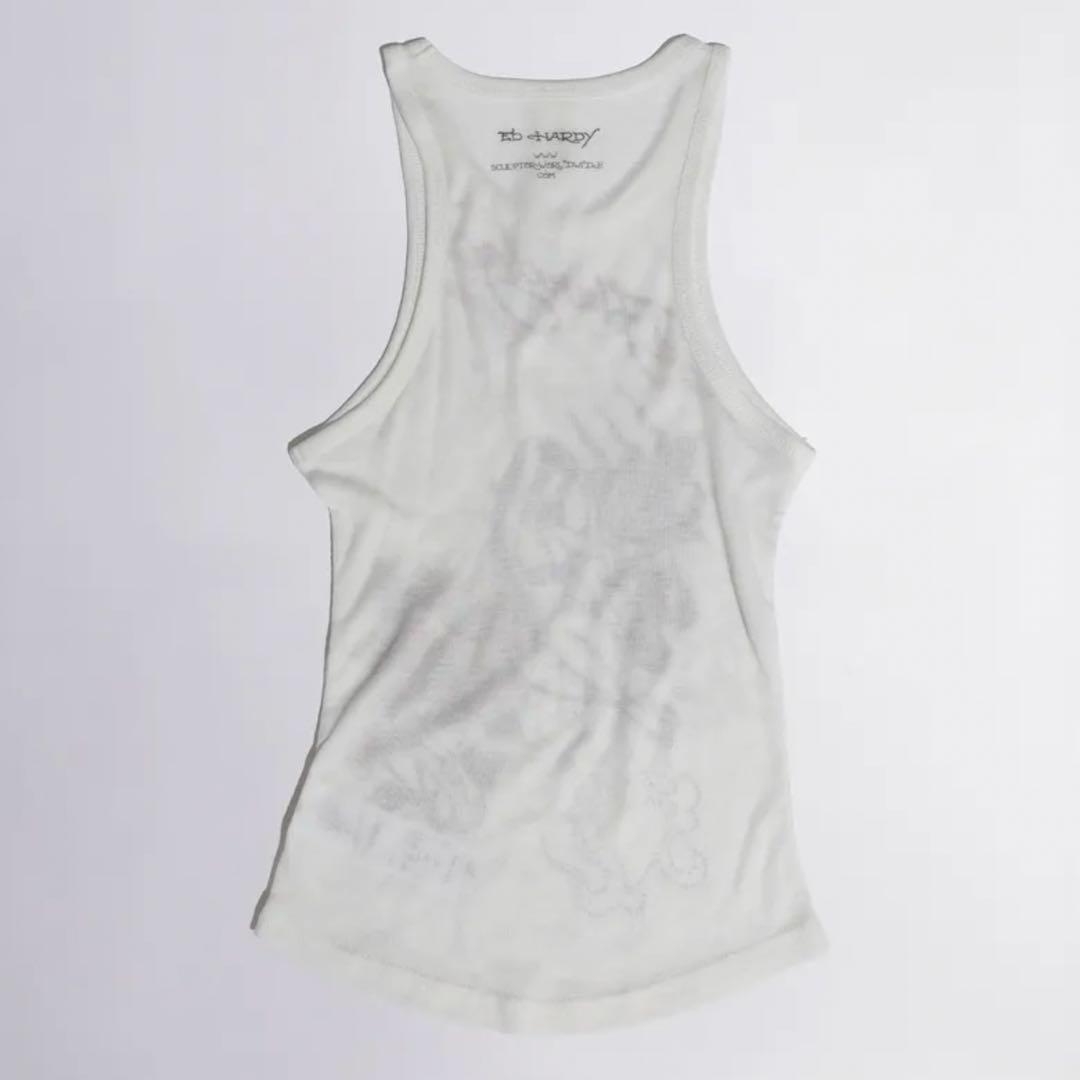 トップス Sculptor X Ed Hardy Sheer Tank Top