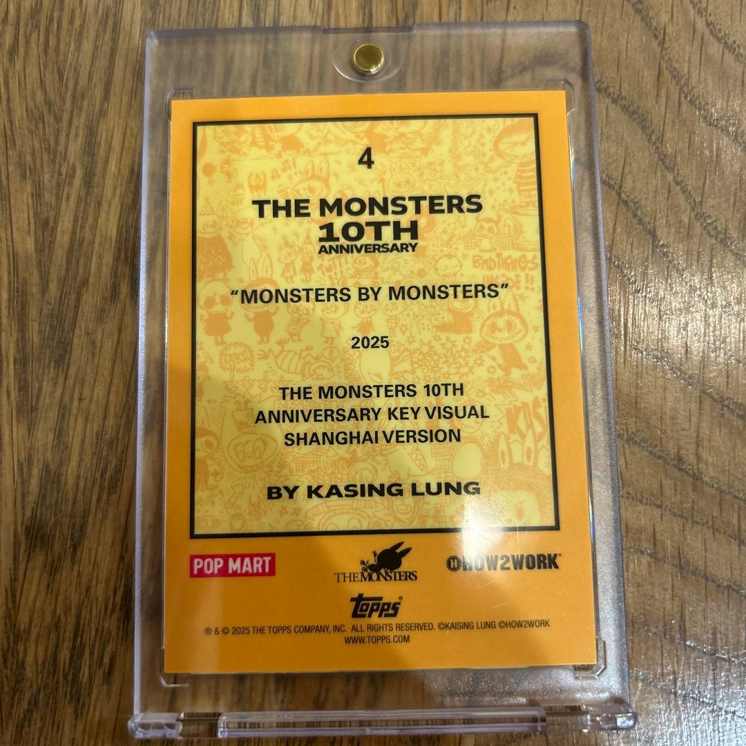 レア！topps chrome labubu リフラクター　10th セット